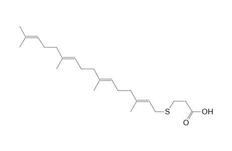 (E,E,E)-3-(3,7,11,15-Tetramethyl-hexadeca-2,6,10,14-tetraenylsulfanyl)-propionic acid