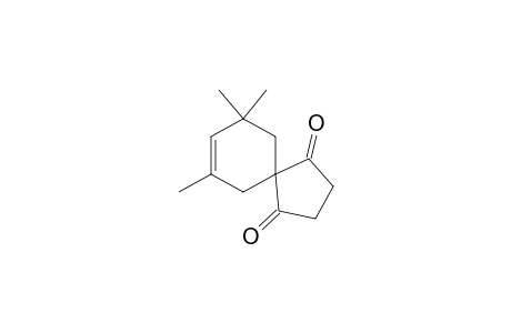 7,9,9-trimethylspiro[4.5]dec-7-ene-1,4-quinone