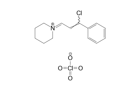 1-(gamma-chlorocinnamylidene)piperidinium perchlorate
