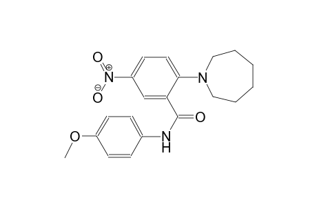benzamide, 2-(hexahydro-1H-azepin-1-yl)-N-(4-methoxyphenyl)-5-nitro-