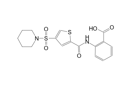 benzoic acid, 2-[[[4-(1-piperidinylsulfonyl)-2-thienyl]carbonyl]amino]-
