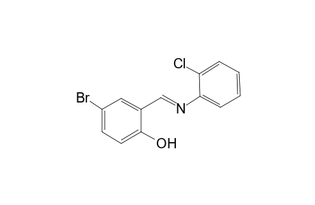 4-Bromo-2-[(2-chloro-phenylimino)-methyl]-phenol