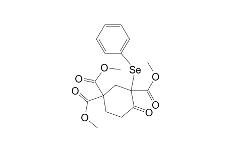 4-keto-3-(phenylseleno)cyclohexane-1,1,3-tricarboxylic acid trimethyl ester