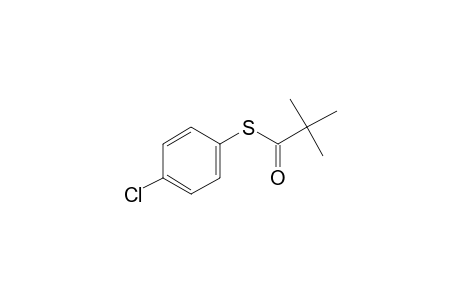 4-Chlorothiophenol, S-trimethylacetyl-