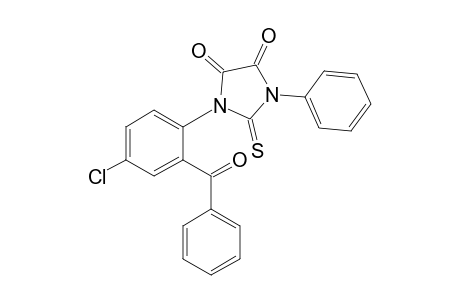 1-(2-benzoyl-4-chloro-phenyl)-3-phenyl-2-thioxo-imidazolidine-4,5-dione