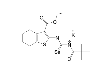 ETHYL-2-[3-(2,2-DIMETHYLPROPANOYL)-SELENOUREIDO]-4,5,6,7-TETRAHYDROBENZO-[1]-THIOPHENE-3-CARBOXYLATE-POTASSIUM-SALT