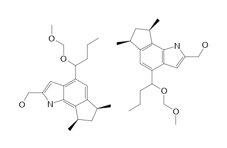 (cis)-4-[1'-(Methoxymethyl)oxybutyl]-6,8-dimethyl-1,6,7,8-tetrahydrocyclopent[g]indole-2-methanol
