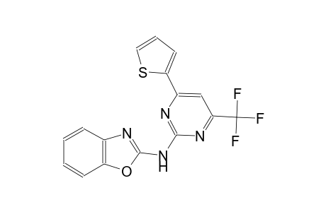 N-[4-(2-thienyl)-6-(trifluoromethyl)-2-pyrimidinyl]-1,3-benzoxazol-2-amine