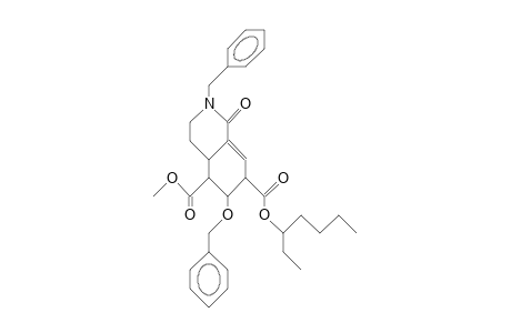 (4AR, 5S,6S,7S)-2-benzyl-6-benzyloxy-7-(2-ethyl-hexanoyloxy)-3,4,4a,5,6,7-hexahydro-5-methoxycarbonyl-1(2H)-isoquinolone
