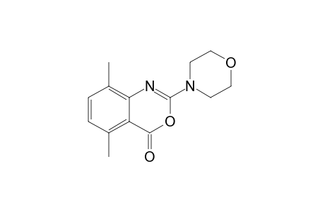 5,8-dimethyl-2-(4-morpholinyl)-3,1-benzoxazin-4-one