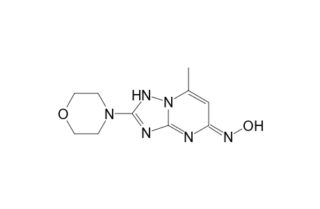 7-Methyl-2-morpholino-5-oximino-8H-1,2,4-triazolo[1,5-a]pyrimidine