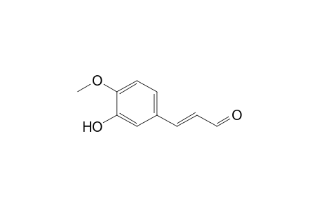 (E)-3-(3-hydroxy-4-methoxy-phenyl)acrolein
