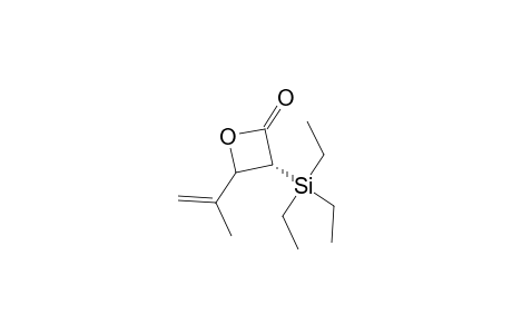 (R) 4-(1'-Methylethenyl)-3-(triethylsilyl)oxetan-2-one
