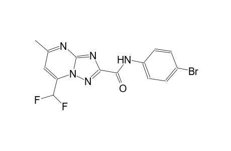 N-(4-bromophenyl)-7-(difluoromethyl)-5-methyl[1,2,4]triazolo[1,5-a]pyrimidine-2-carboxamide