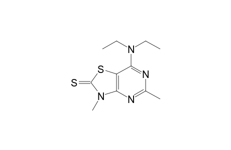 Thiazolo[4,5-d]pyrimidine-2(3H)-thione, 7-(diethylamino)-3,5-dimethyl-