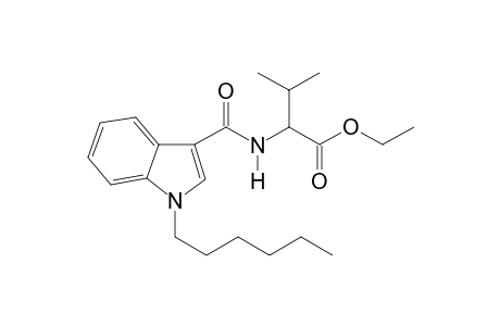 Ethyl 3-methyl-2-([(1-hexyl-1H-indol-3-yl)carbonyl]amino)butanoate