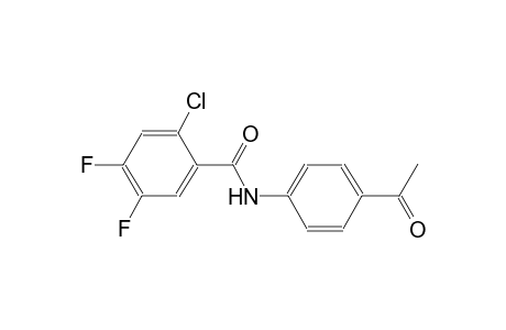 N-(4-acetylphenyl)-2-chloro-4,5-difluorobenzamide