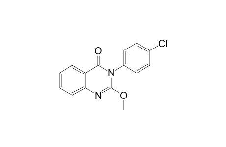 3-(4-CHLOROPHENYL)-2-METHOXY-4(3H)-QUINAZOLINONE