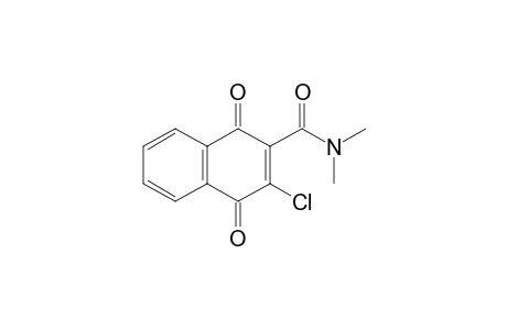 2-Chloro-3-(N,N-dimethyllamido)-5,6,7,8-tetrahydronaphthlene-1,4-dione