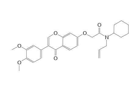 acetamide, N-cyclohexyl-2-[[3-(3,4-dimethoxyphenyl)-4-oxo-4H-1-benzopyran-7-yl]oxy]-N-(2-propenyl)-
