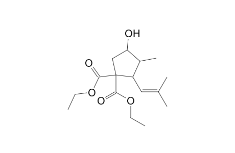 2-Methyl-3-(2'-methylpropenyl)-4,4-dicarbethoxycyclopentanol