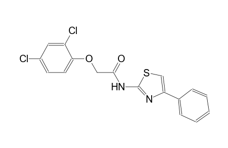 2-(2,4-dichlorophenoxy)-N-(4-phenyl-1,3-thiazol-2-yl)acetamide