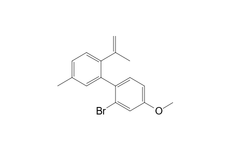 2-Bromo-2'-isopropenyl-4-methoxy-5'-methyl-1,1'-biphenyl