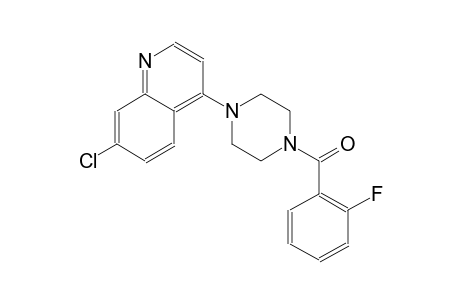 7-chloro-4-[4-(2-fluorobenzoyl)-1-piperazinyl]quinoline