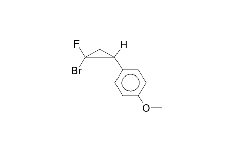 ANTI-1-FLUORO-1-BROMO-2-(PARA-METHOXYLPHENYL)CYCLOPROPANE