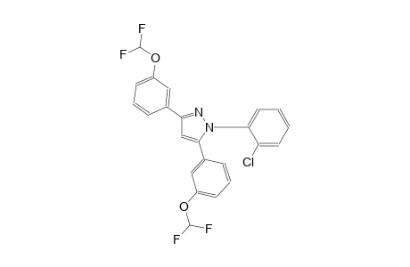 1-(2-chlorophenyl)-3,5-bis[3-(difluoromethoxy)phenyl]-1H-pyrazole