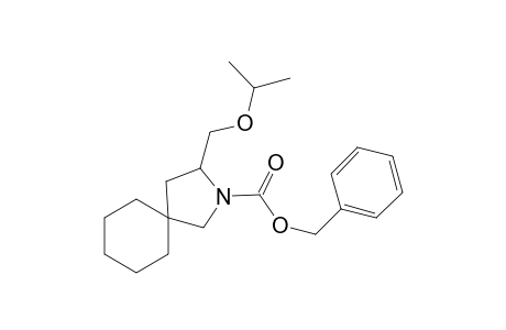 Benzyl 3-isopropoxymethyl-2-aza-spiro[4.5]decane-2-carboxylate