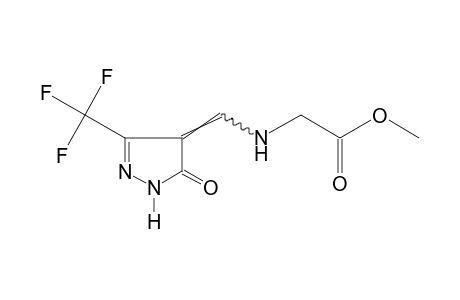 N-{[5-OXO-3-(TRIFLUOROMETHYL)-2-PYRAZOLIN-4-YLIDENE]METHYL}GLYCINE, METHYL ESTER