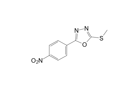 2-(methylthio)-5-(p-nitrophenyl)-1,3,4-oxadiazole