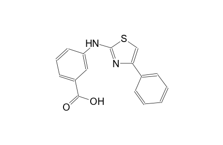benzoic acid, 3-[(4-phenyl-2-thiazolyl)amino]-