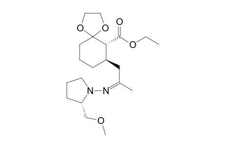 Ethyl (1R,6R)-2,2-Ethylenedioxy)-6-[2-[(2'S)-2'-(methoxymethyl)pyrrolidino]imino]propyl]cyclohexanecarboxylate