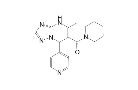 [1,2,4]triazolo[1,5-a]pyrimidine, 4,7-dihydro-5-methyl-6-(1-piperidinylcarbonyl)-7-(4-pyridinyl)-