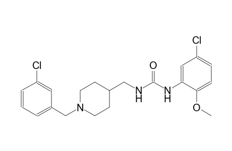 urea, N-(5-chloro-2-methoxyphenyl)-N'-[[1-[(3-chlorophenyl)methyl]-4-piperidinyl]methyl]-
