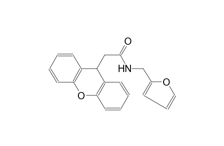 9H-xanthene-9-acetamide, N-(2-furanylmethyl)-