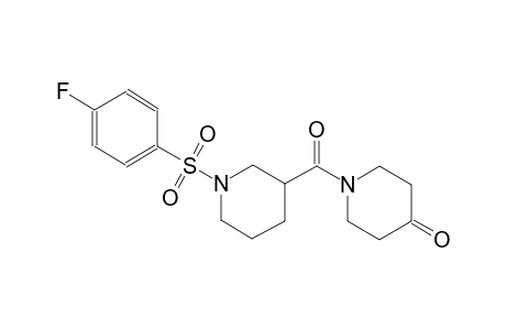 4-piperidinone, 1-[[1-[(4-fluorophenyl)sulfonyl]-3-piperidinyl]carbonyl]-