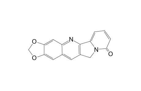 2,3-Methylenedioxy-1-indolizino[1,2-b]quinolin-9-one