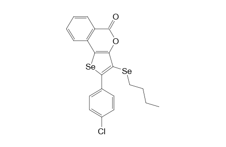 3-(n-Butylselanyl)-2-(4-chlorophenyl)-5H-selenopheno[3,2-c]isochromen-5-one