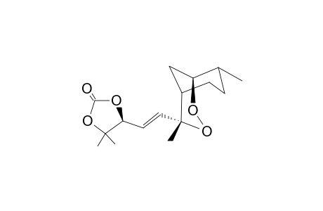 (5S)-5-{(E)-2-[(2S,5S)-2,6-Dimethyl-3,4-dioxabicyclo[3.3.1]non-2-yl]-1-ethenyl}-4,4-dimethyl-1,3-dioxolan-2-one