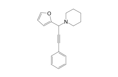 1-(1-(furan-2-yl)-3-phenylprop-2-yn-1-yl)piperidine