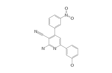 2-AMINO-6-(3-HYDROXYPHENYL)-4-(3-NITROPHENYL)-NICOTINONITRILE