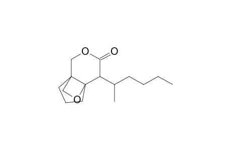 5-(1'-methylpentyl)-3,11-dioxatricyclo[4.3.2.0(1,6)]undecan-4-one