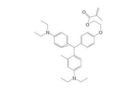 2-Propenoic acid, 2-methyl-, 2-[4-[bis[4-(diethylamino)-2-methylphenyl]methyl]phenoxy]ethyl ester