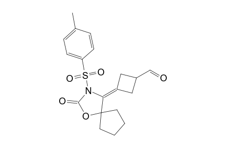 3-(2-Oxo-3-p-toluenesulfonyl-1-oxa-3-azaspiro[4.4]non-4-ylidene)cyclobutanecarbaldehyde