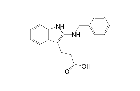2-[N-Benzylamino]-3-indolylpropanoic acid