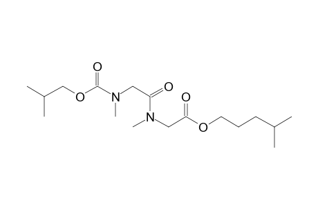 Sarcosylsarcosine, N-isobutoxycarbonyl-, isohexyl ester