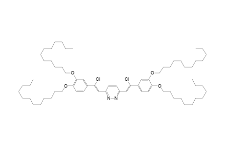 3,6-bis[(Z)-2-chloro-2-(3,4-dilauryloxyphenyl)vinyl]pyridazine
